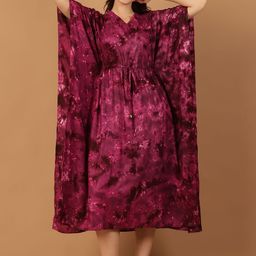 Blissence Printed Maxi Nightdress-image-58
