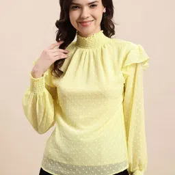 JAKANARY Print Georgette Top-image-52