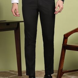 encore by INVICTUS Men Mid-Rise Pleated Formal Trousers-image-44
