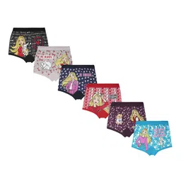 Red Rose Girls Pack of 6 Printed Cotton High-Rise Briefs BABY-176-picture-35