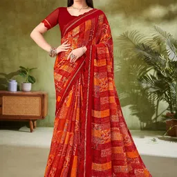 LeeliPeeri Designer Pure Chiffon Saree-picture-34