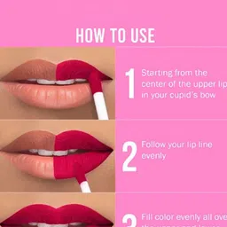 FOPE Set Of 4 Pout Perfect Smudge-Free Liquid Lipstick - 4 ml Each - 03 04 07 11 image 4