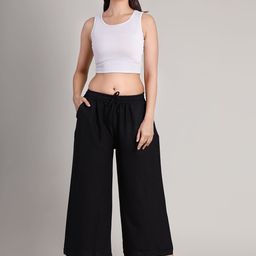 DELIS Women Linen Palazzos-image-12