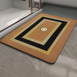 IVAZA Brown Printed Silicone Bath Mat-image-31