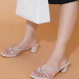 Shoetopia Embellished Party Block Sandals-picture-44