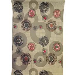 Homerz Grey & Cream Colored Printed Anti Slip Wallpaper-image-77