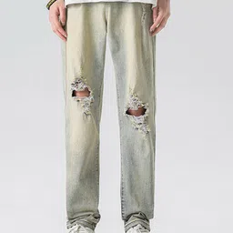 StyleCast Men Slash Knee Heavy Fade Jeans-picture-21
