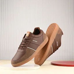 SPYKAR Men Textured PU Sneakers-image-76