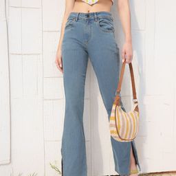 DressBerry Women Bold & Balanced Bootcut Jeans-image-81