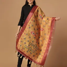 Kaizen TEXO FAB Ethnic Motifs Printed Dupatta-82