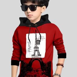 TICOSS Boys Printed Hooded T-shirt-image-30