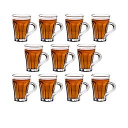 Somil Clear Glass Coffee & Tea Cup / Mug (100 Ml), Enjoy Your Drink in Style, 17 X 9.5 X 9.5 Cm, Pack of 11-image-12