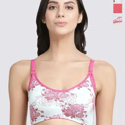 Inner Sense Women Pack of 3 Organic Cotton Antimicrobial Feeding Bra-image-72
