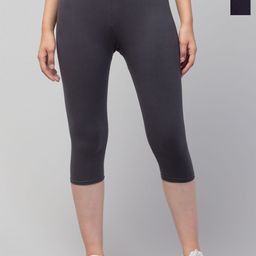 DRAXSTAR Women Pack of 2 Skinny Fit Capris-image-36