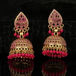 Anouk Dome Shaped Jhumkas Earrings-11