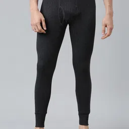 DIXCY SCOTT Men Striped Cotton Thermal Bottoms-image-92