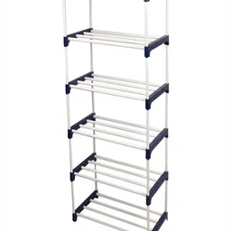 NOVATIC White & Blue Multi-Purpose Free Standing Book Shelf-26