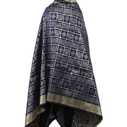 Exotic India Ethnic Motifs Woven Designed Bandhani Dupatta with Zari image 4