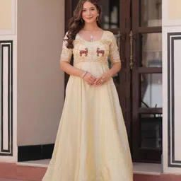 Tilton Embroidered Fit & Flare Maxi Dress-image-36