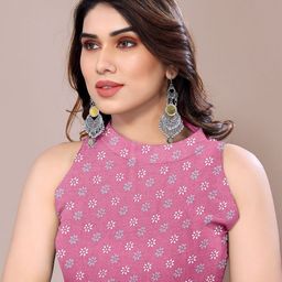 KALINI Ethnic Motifs Printed Block Print Saree image 4