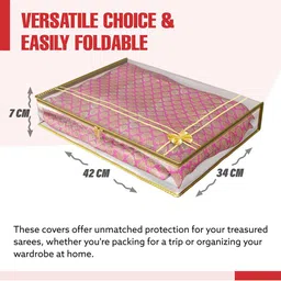 Kuber Industries Gold-Toned Set of 6 Regular Multi-Utility Organisers image 4