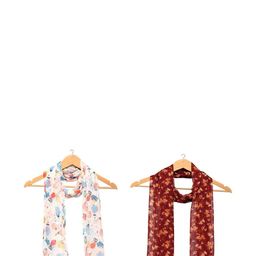 StoleVilla Floral Chiffon Stoles-image-80