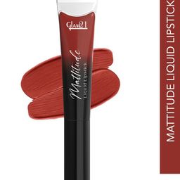 GLAM21 Mattitude16hr Stay Non-Transfer Liquid Matte Lipstick - 7.5 ml - Rust Never Lies 16-picture-32