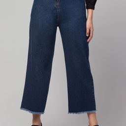 R.Code by The Roadster Life Co. Women Regular Fit High-Rise Low Distress Jeans-picture-2