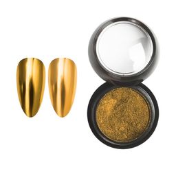 FEELHIGH Nail Chrome Powder - Golden-image-2