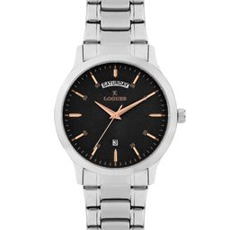 L LOGUES Men Brass Dial & Bracelet Style Straps Analogue Watch G E-457 SMD-03-image-84