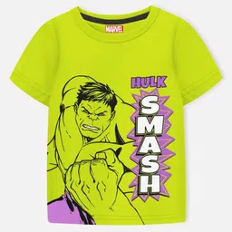 YK Marvel Boys 3 Avengers Printed Applique T-shirt-picture-46