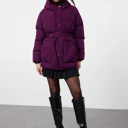 Trendyol Hooded Long Sleeves Puffer Jacket-picture-34
