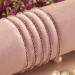 SALTY Pack of 2 Women Rich Mulberry Stretchable Bands - Set of 5-47