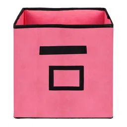 Kuber Industries Pink & Black Foldable Multi-Utility Organiser image 4