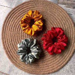 UMAHI Unisex Set of 3 Ponytail Holders-16