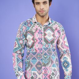 COTLAND FASHION Men Premium Opaque Printed Casual Shirt-image-89