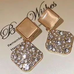 SZN Square Drop Earrings-18