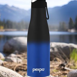 Pexpo Ignite Black & Blue Printed ISI Certified Thermosteel Hot Flask Water Bottle 900ml-picture-25