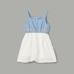 Juniors by Lifestyle Embroidered Fit & Flare Dress-12