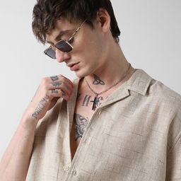 VASTRADO Men Classic Opaque Casual Shirt-image-108