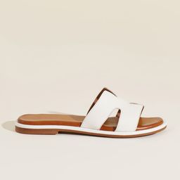 Peach Flores Women Open Toe Flats image 2