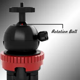 JAZLOG Travel Tripod for DSLR Camera, GoPro Android Smartphone Tripod Ball Head image 5