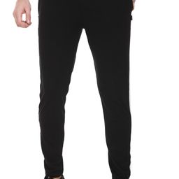 Colors and Blends Men Striped Cotton Mid Rise Track Pants-image-48