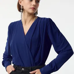 Trendyol V-Neck Long Sleeves Bodysuit-image-28