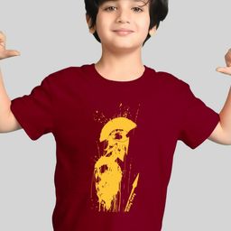 AUSK Boys Graphic Printed Drop-Shoulder Sleeves Cotton T-shirt-image-62