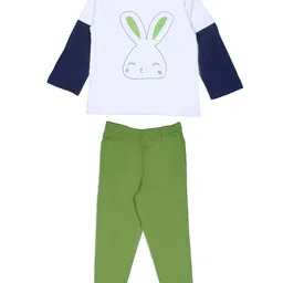 White Snow Unisex Kids Printed T-shirt-29