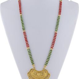 Ramdev Art Fashion Jwellery Brass Gold Plated Mangalsutra-13
