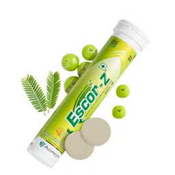 ESCOR-Z Set Of 3 Immunity Tablets - Vitamin C Lime & Lemon Flavour - 20 Tablets Each-6