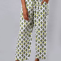 ETC Printed Pure Cotton Straight-Leg Lounge Pants-picture-33