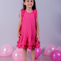 LIL DRAMA Girls A-Line Dress-image-58